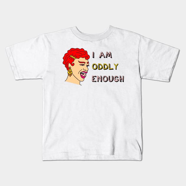 Yvie Oddly Kids T-Shirt by fsketchr